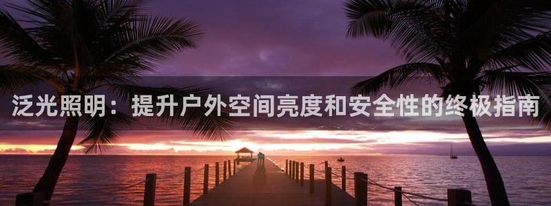 泛光照明：提升户外空间亮度和安全性的终极指南