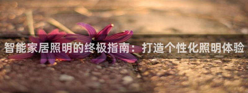 智能家居照明的终极指南：打造个性化照明体验