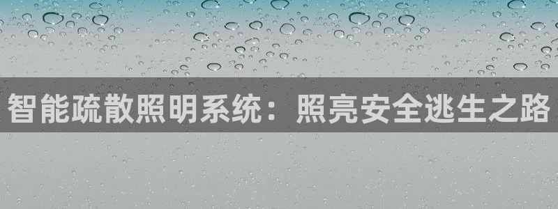 智能疏散照明系统：照亮安全逃生之路
