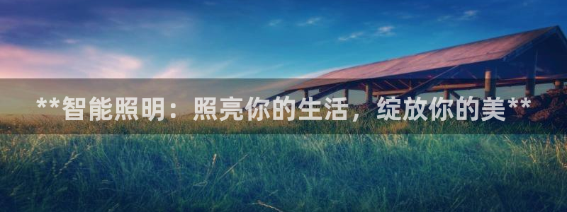 **智能照明：照亮你的生活，绽放你的美**