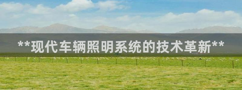 **现代车辆照明系统的技术革新**