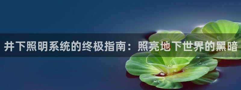 井下照明系统的终极指南:照亮地下世界的黑暗
