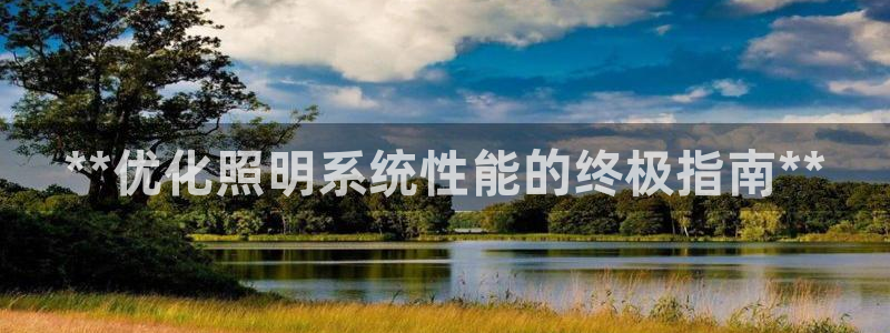 **优化照明系统性能的终极指南**