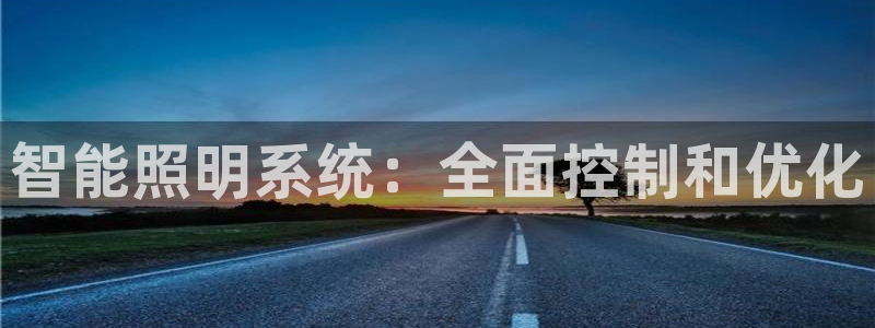 智能照明系统：全面控制和优化