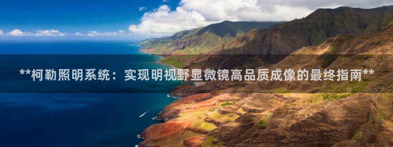 **柯勒照明系统:实现明视野显微镜高品质成像的最终指南**