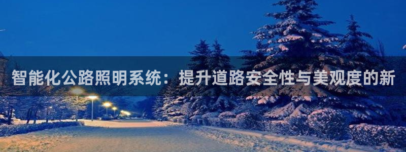智能化公路照明系统：提升道路安全性与美观度的新