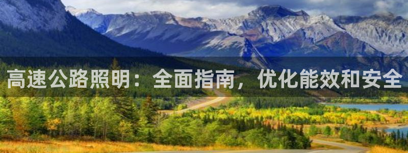高速公路照明：全面指南，优化能效和安全