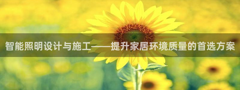 智能照明设计与施工——提升家居环境质量的首选方案
