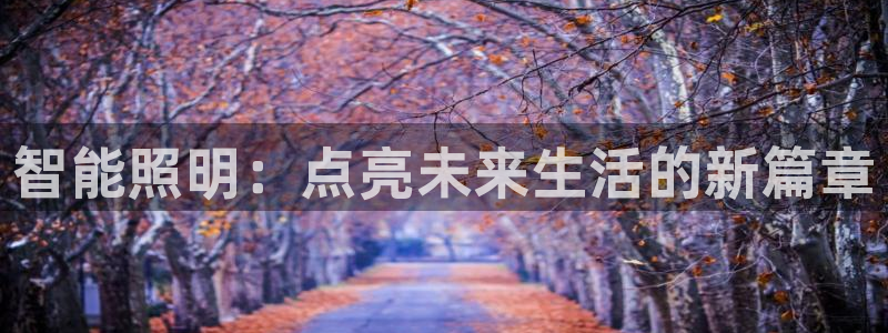 智能照明：点亮未来生活的新篇章