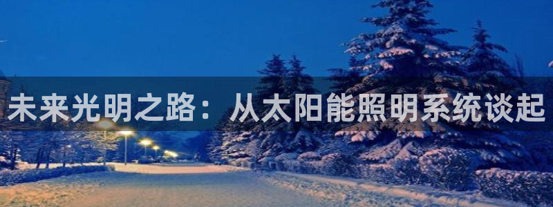 未来光明之路：从太阳能照明系统谈起