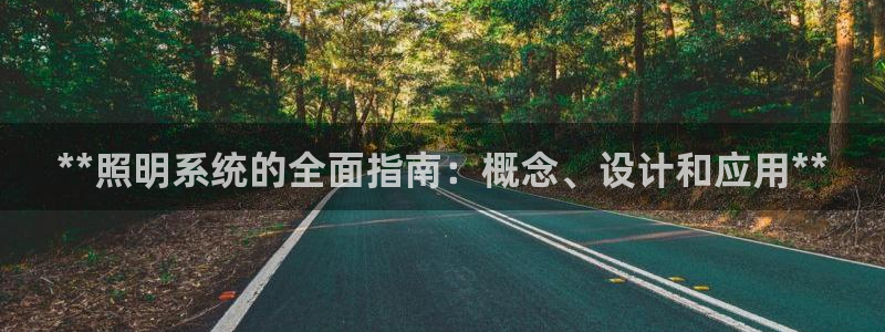 **照明系统的全面指南：概念、设计和应用**